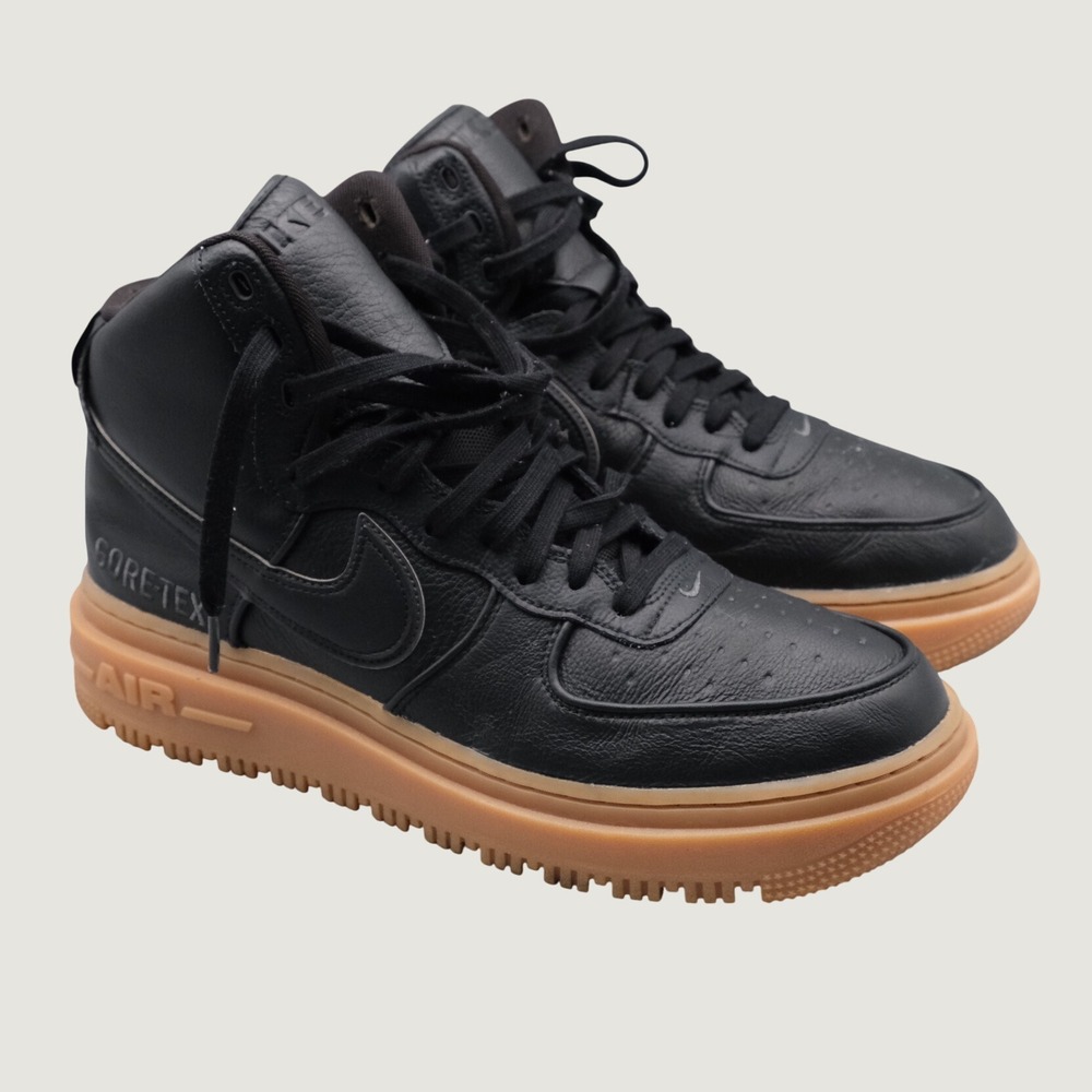 Nike Air Force 1 Gore-Tex Boot CT2815-001 Size 12 Black Gum Waterproof High Top